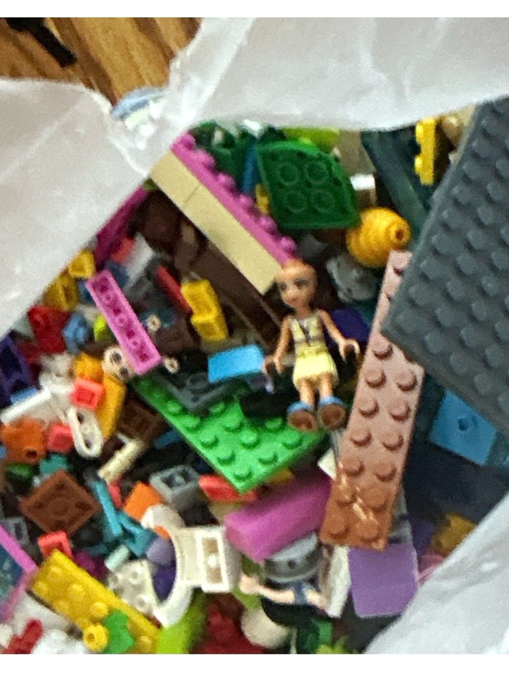 LEGO FMixed Color Building Brick and Mini Doll Set - Multicolor 3.6 pounds